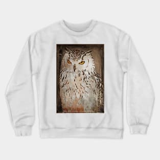 Vintage Style Owl Crewneck Sweatshirt